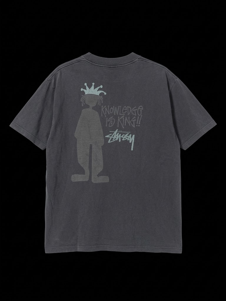 Stüssy Knowledge Is King Tシャツ