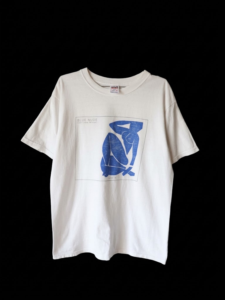 南佳孝 BLUE NUDE アートワークTシャツ